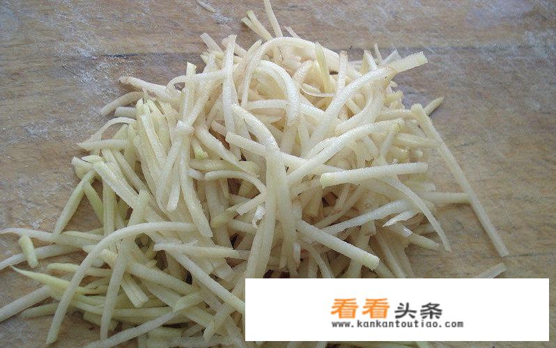 糖醋土豆丝的做法？