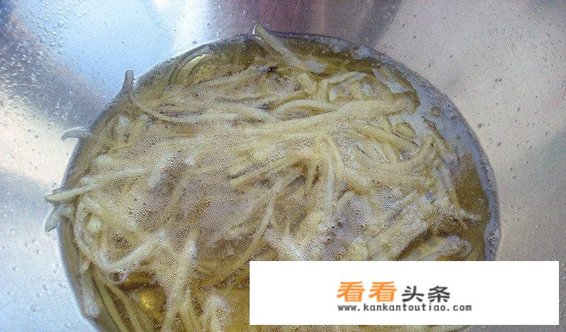 糖醋土豆丝的做法？