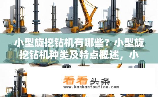 小型旋挖钻机有哪些？小型旋挖钻机种类及特点概述，小型旋挖钻机的特点与分类是什么？