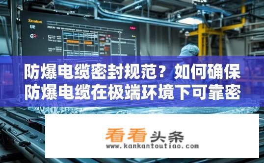 防爆电缆密封规范？如何确保防爆电缆在极端环境下可靠密封?
