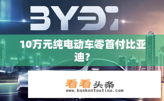 10万元纯电动车零首付比亚迪？