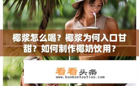 椰浆怎么喝？椰浆为何入口甘甜？如何制作椰奶饮用？