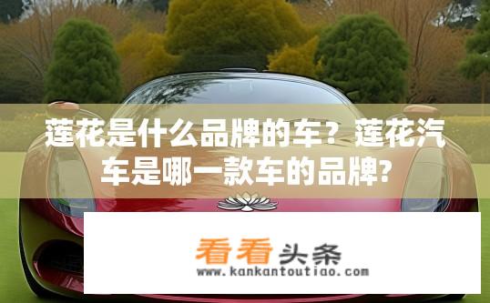 莲花是什么品牌的车？莲花汽车是哪一款车的品牌?