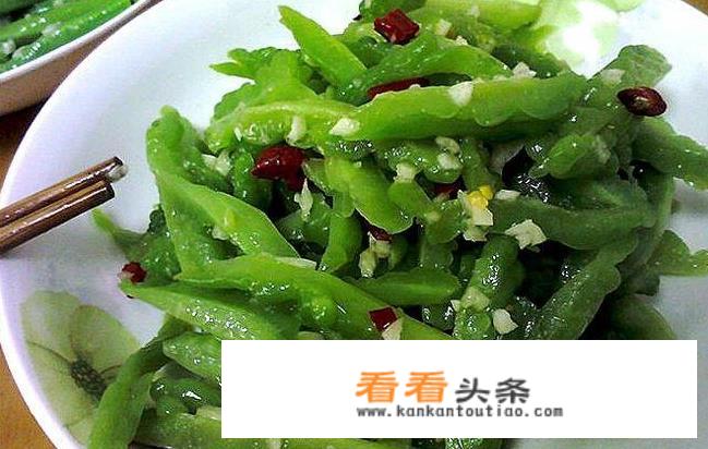 凉拌苦瓜怎么吃最好吃？