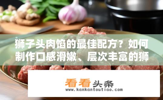狮子头肉馅的最佳配方？如何制作口感滑嫩、层次丰富的狮子头肉馅？