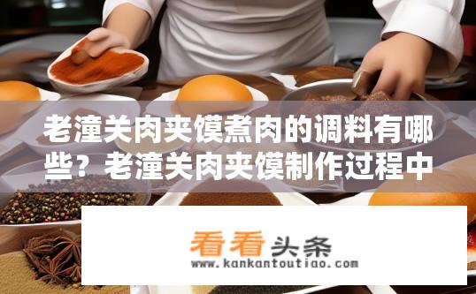 老潼关肉夹馍煮肉的调料有哪些？老潼关肉夹馍制作过程中，常用的调料有哪些?