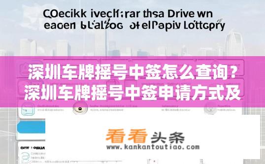深圳车牌摇号中签怎么查询？深圳车牌摇号中签申请方式及查询流程是什么？