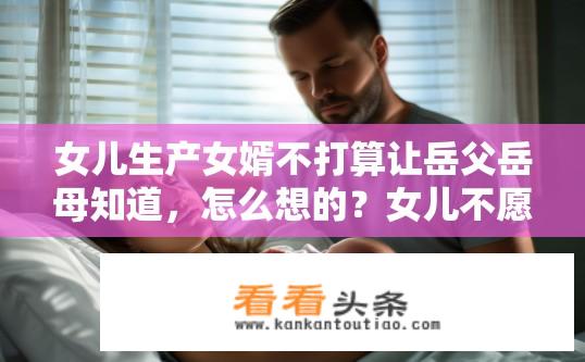 女儿生产女婿不打算让岳父岳母知道，怎么想的？女儿不愿透露生产女婿信息，权衡父母关系与隐私保护的做法