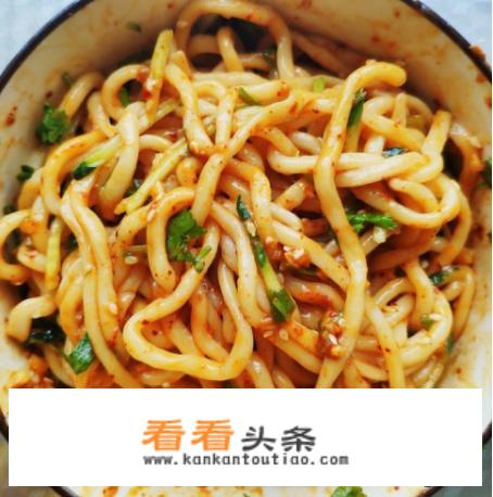 麻酱凉面的做法？