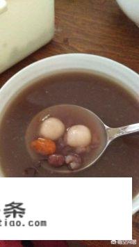 红豆小圆子甜汤的做法？