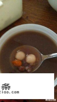 红豆小圆子甜汤的做法？
