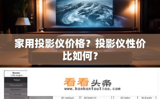 家用投影仪价格？投影仪性价比如何？