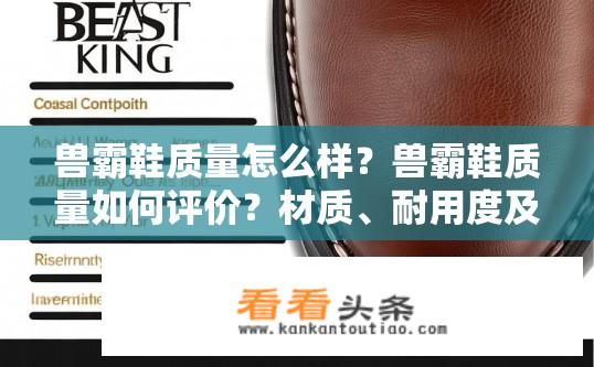 兽霸鞋质量怎么样？兽霸鞋质量如何评价？材质、耐用度及售后服务有哪些亮点?
