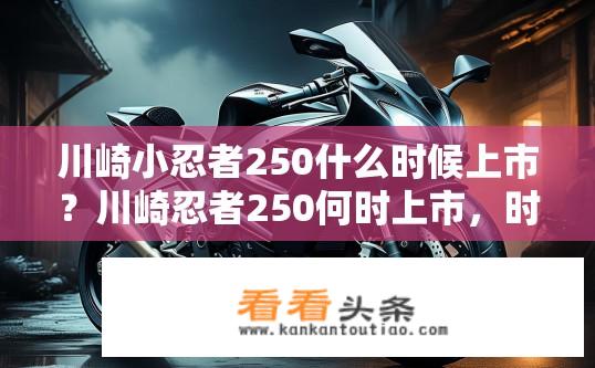 川崎小忍者250什么时候上市？川崎忍者250何时上市，时间谜团解析与猜测