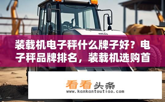 装载机电子秤什么牌子好？电子秤品牌排名，装载机选购首选！