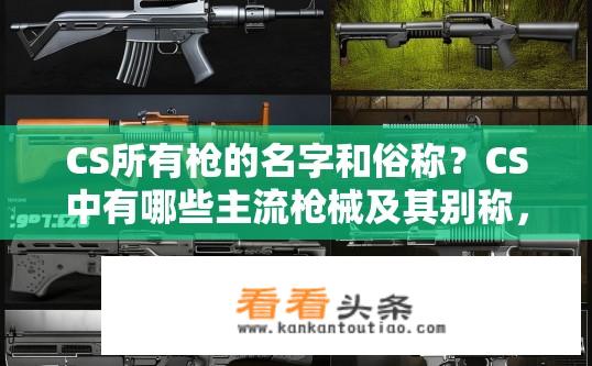 CS所有枪的名字和俗称？CS中有哪些主流枪械及其别称，简要概述每种武器的特点与使用场景?