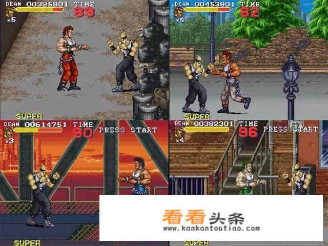 街机游戏《快打旋风》中出现的几个彪形大汉，到底是不是一个人？