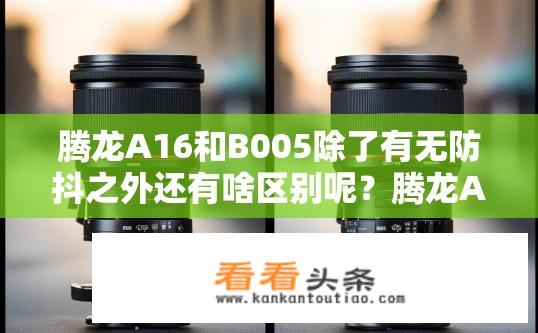 腾龙A16和B005除了有无防抖之外还有啥区别呢？腾龙A16与B005，防抖对比，二者有何异同点?