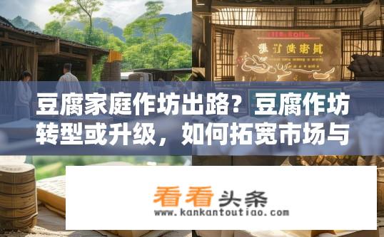 豆腐家庭作坊出路？豆腐作坊转型或升级，如何拓宽市场与盈利路径？
