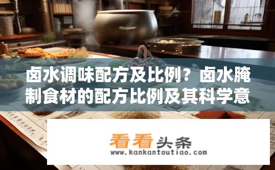 卤水调味配方及比例？卤水腌制食材的配方比例及其科学意义探讨