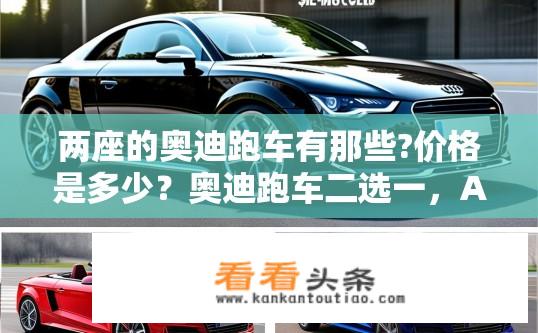 两座的奥迪跑车有那些?价格是多少？奥迪跑车二选一，A款售价多少？B款又有哪两款?