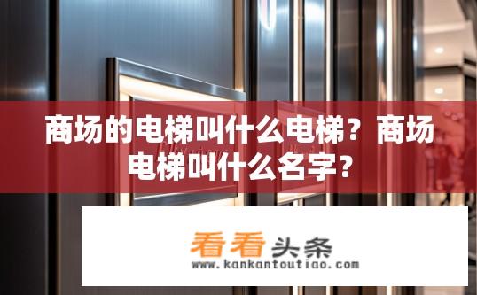 商场的电梯叫什么电梯？商场电梯叫什么名字？