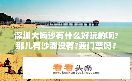 深圳大梅沙有什么好玩的啊?那儿有沙滩没有?要门票吗？深圳大梅沙有哪些值得一游的海滩景点？门票需要吗？