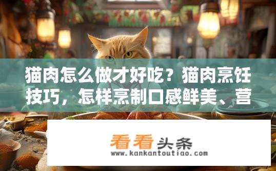 猫肉怎么做才好吃？猫肉烹饪技巧，怎样烹制口感鲜美、营养丰富的猫咪肉类?
