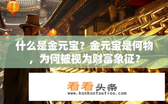 什么是金元宝？金元宝是何物，为何被视为财富象征？