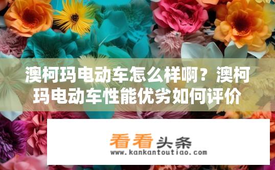 澳柯玛电动车怎么样啊？澳柯玛电动车性能优劣如何评价？