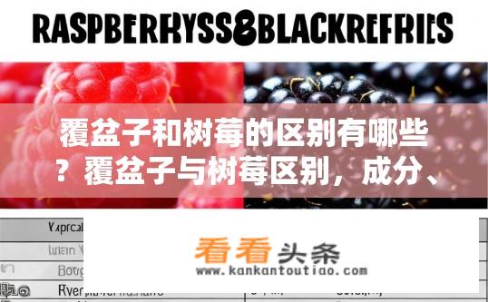 覆盆子和树莓的区别有哪些？覆盆子与树莓区别，成分、营养及食用方法异同