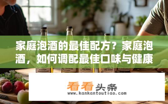 家庭泡酒的最佳配方？家庭泡酒，如何调配最佳口味与健康益处的秘诀?