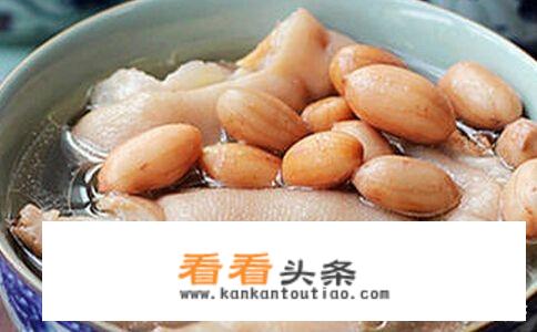 红皮花生猪蹄汤怎么做？