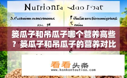 篓瓜子和吊瓜子哪个营养高些？篓瓜子和吊瓜子的营养对比，哪个更营养？