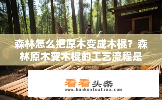 森林怎么把原木变成木棍？森林原木变木棍的工艺流程是什么？