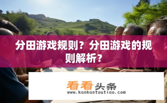 分田游戏规则？分田游戏的规则解析？