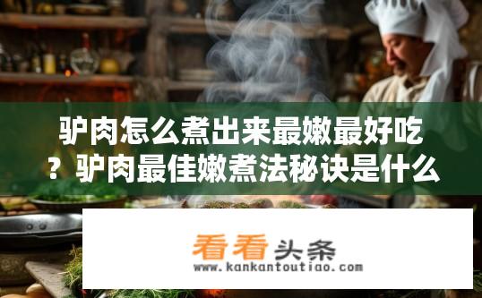 驴肉怎么煮出来最嫩最好吃？驴肉最佳嫩煮法秘诀是什么？