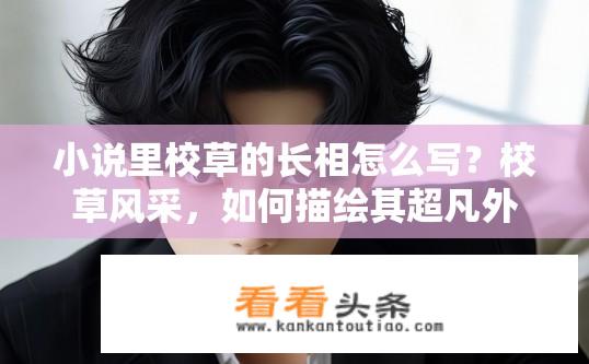 小说里校草的长相怎么写？校草风采，如何描绘其超凡外貌？