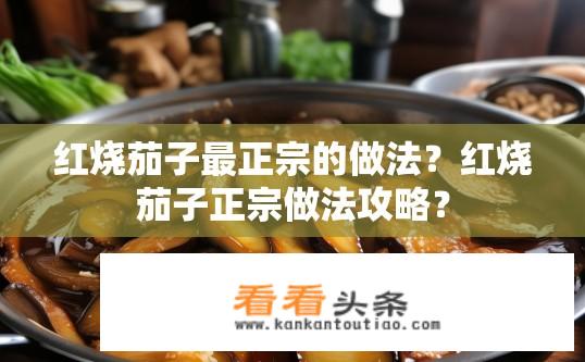 红烧茄子最正宗的做法？红烧茄子正宗做法攻略？
