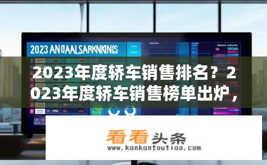 2023年度轿车销售排名？2023年度轿车销售榜单出炉，排名如何？