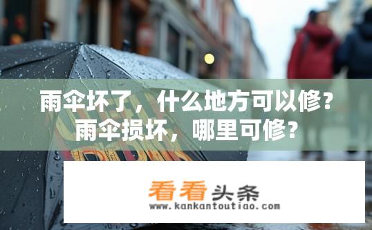 雨伞坏了，什么地方可以修？雨伞损坏，哪里可修？