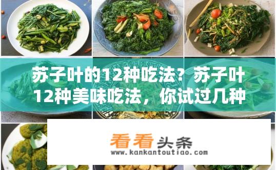 苏子叶的12种吃法？苏子叶12种美味吃法，你试过几种？
