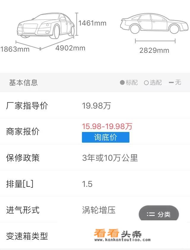 别克君威gs2024款落地价？