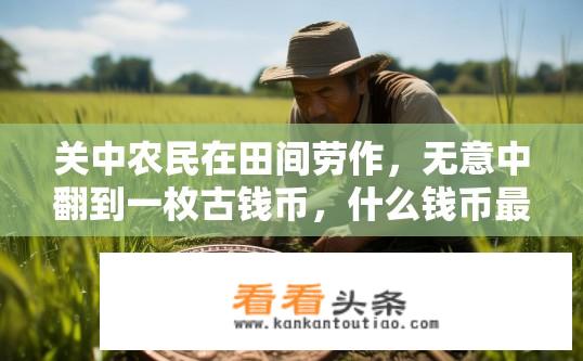关中农民在田间劳作，无意中翻到一枚古钱币，什么钱币最有可能？关中农民田间劳作发现古钱币，最有可能是哪种？