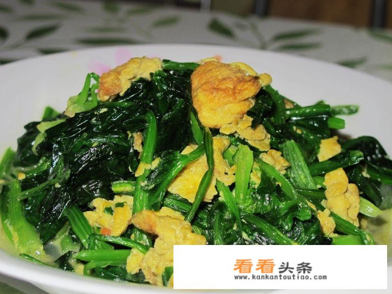 鸡蛋能和菠菜一起吃吗？