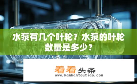 水泵有几个叶轮？水泵的叶轮数量是多少？