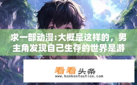 求一部动漫:大概是这样的，男主角发现自己生存的世界是游戏世界，后来变成了玩家？动漫男主发现现实是游戏世界，如何变成玩家？