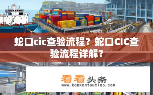 蛇口cic查验流程？蛇口CIC查验流程详解？