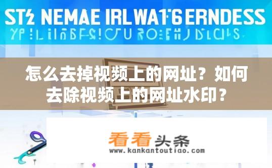 怎么去掉视频上的网址？如何去除视频上的网址水印？