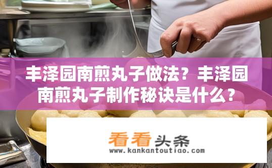 丰泽园南煎丸子做法？丰泽园南煎丸子制作秘诀是什么？